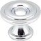 Elements 1-3/16" Diameter Polished Chrome Button Syracuse Cabinet Knob 575PC - alternate 1